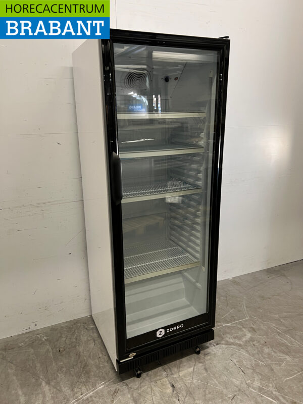 Zorro Glass door refrigerator 360 liters 230V Catering - Image 3