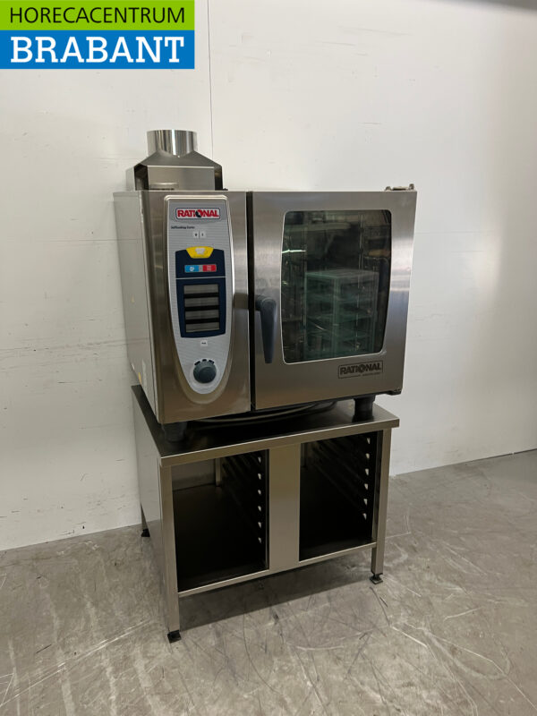 Stainless steel Rational Self Cooking Center Combisteamer 6 x 1/1 GN Natural Gas/230V Catering - Image 2