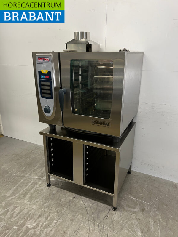 Stainless steel Rational Self Cooking Center Combisteamer 6 x 1/1 GN Natural Gas/230V Catering - Image 3