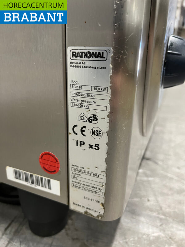 Stainless steel Rational Self Cooking Center Combisteamer 6 x 1/1 GN 400V Horeca - Image 8