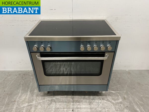 Stainless steel Saro Induction stove with electric oven 400V Horeca