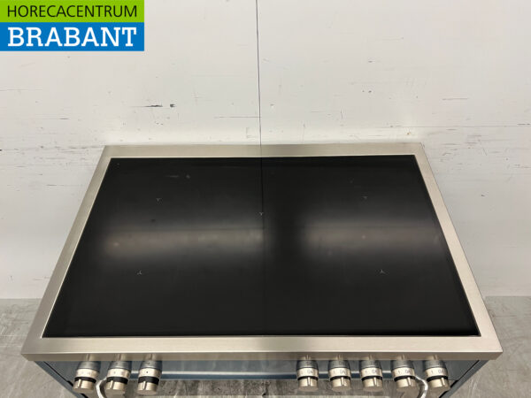 Stainless steel Saro Induction stove with electric oven 400V Horeca - Image 4