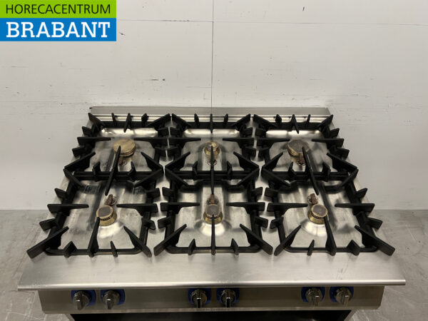 Stainless steel Electrolux 6 burner stove 120 cm propane Catering - Image 4