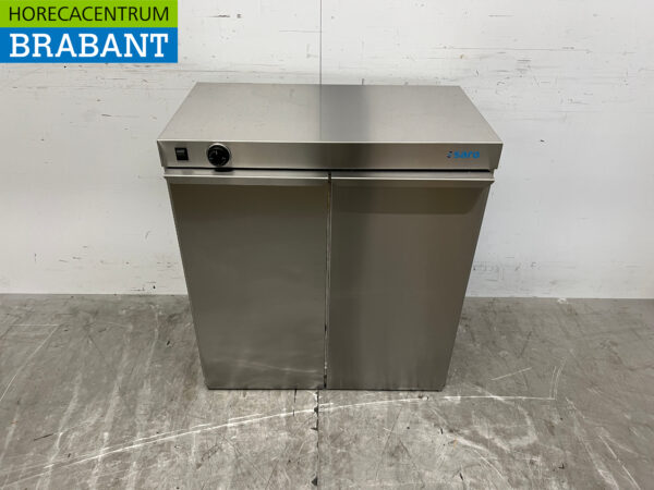 Stainless steel Saro plate warmer 120 plates up to 30 cm 230V Horeca