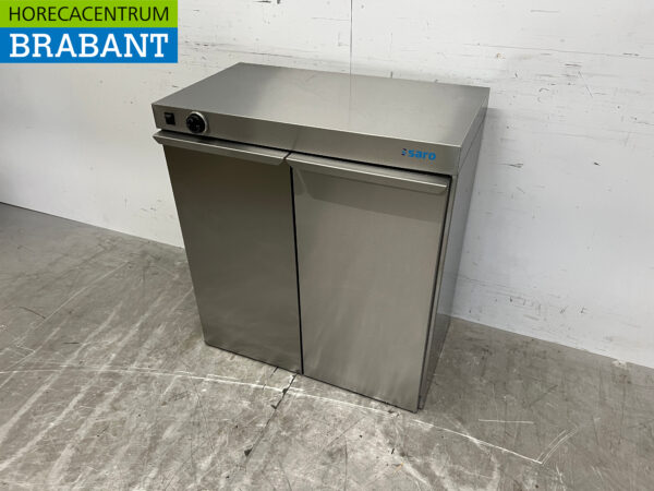 Stainless steel Saro plate warmer 120 plates up to 30 cm 230V Horeca - Image 2