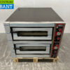 Stainless steel Saro Pizza oven 2 x 6 pizzas 400V Horeca