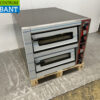 Stainless steel Saro Pizza oven 2 x 6 pizzas 400V Horeca - Image 3