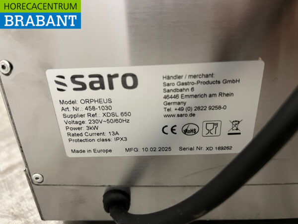 Stainless steel Saro Salamander Grill 80 cm 230V - Image 4