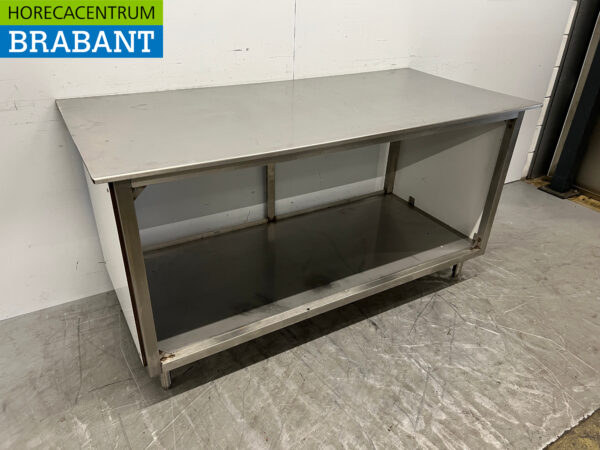 Stainless steel Worktable 170 x 79.5 x 88.5 cm Horeca - Image 3