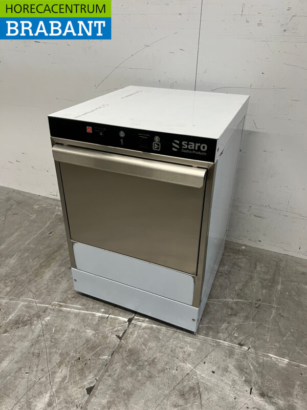 Stainless steel Saro Glass washer with soap dispensing pump 230V Catering - Image 2