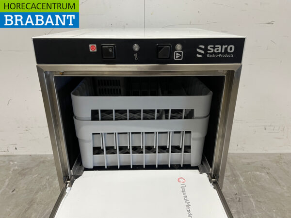 Stainless steel Saro Glass washer with soap dispensing pump 230V Catering - Image 4