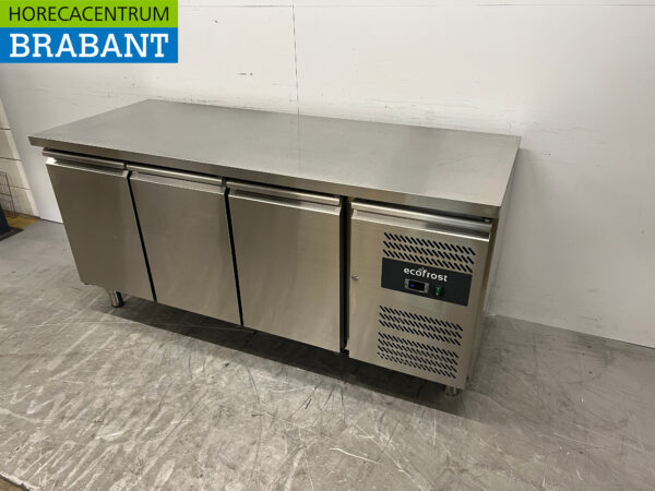 Stainless steel Ecofrost Refrigerated Workbench 179.5 cm 230V Catering - Image 2