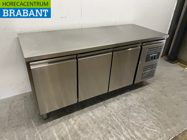 Stainless steel Ecofrost Refrigerated Workbench 179.5 cm 230V Catering - Image 3