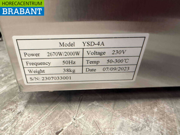 Stainless steel Saro Hot Air Convection Oven 230V Catering - Image 5