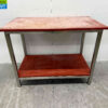 Stainless steel Cutting Table Polyethylene PE 120 x 70 x 91 cm Catering Butchery