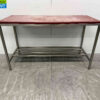 Stainless steel Cutting Table Polyethylene PE 150 x 60 x 87.5 cm Catering Butchery