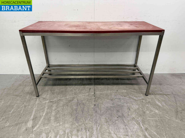 Stainless steel Cutting Table Polyethylene PE 150 x 60 x 87.5 cm Catering Butchery