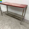 Stainless steel Cutting Table Polyethylene PE 150 x 60 x 87.5 cm Catering Butchery - Image 3
