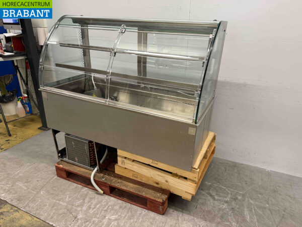 Stainless steel Drop-in Refrigerated Display case Refrigerated display case 4 x 1/1 gastronorm GN 145 cm 230V Horeca - Image 3