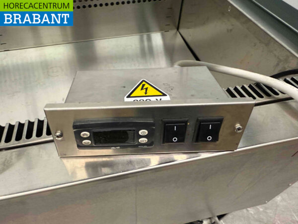 Stainless steel Drop-in Refrigerated Display case Refrigerated display case 4 x 1/1 gastronorm GN 145 cm 230V Horeca - Image 5