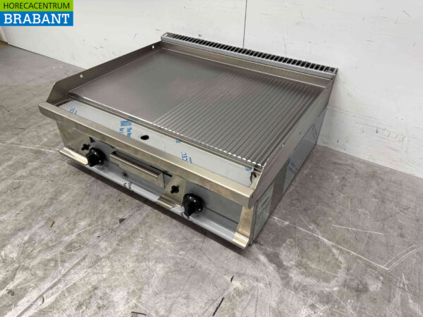 Stainless steel Casta Baking tray Smooth and ribbed 80 cm PROPAAN Horeca - Image 2