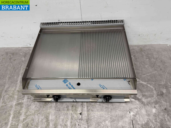 Stainless steel Casta Baking tray Smooth and ribbed 80 cm PROPAAN Horeca - Image 4