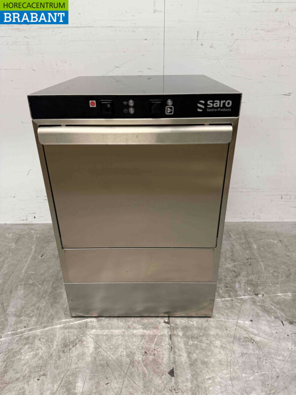 Stainless steel Saro Freiburg Dishwasher Glass washer with soap dispensing pump 230V Catering
