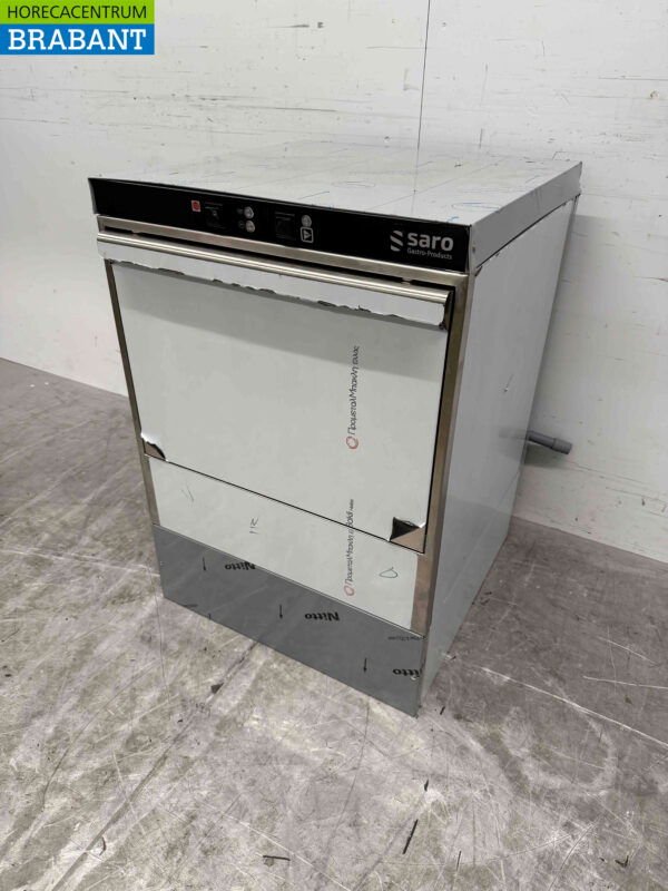 Stainless steel Saro Marburg Dishwasher with soap dosing pump 230V Horeca - Image 3