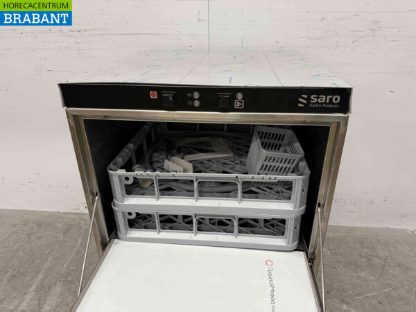 Stainless steel Saro Marburg Dishwasher with soap dosing pump 230V Horeca - Image 5