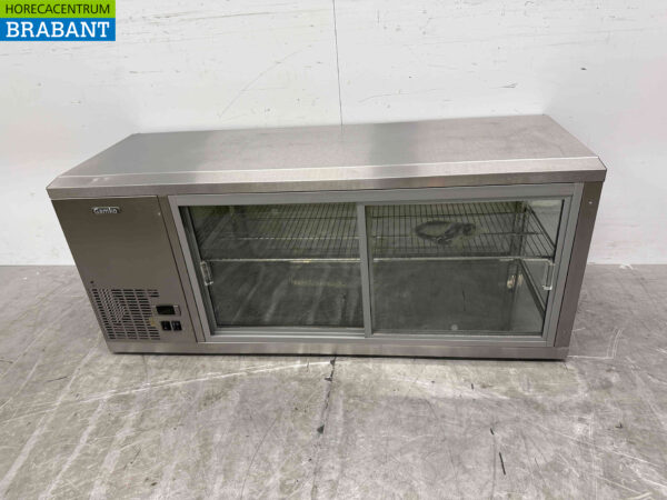 Stainless steel Gamko Refrigerated display case Pastry case 131 cm 230V Catering (kopie)