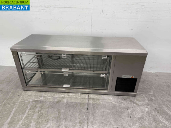 Stainless steel Gamko Refrigerated display case Pastry case 131 cm 230V Catering (kopie) - Image 4