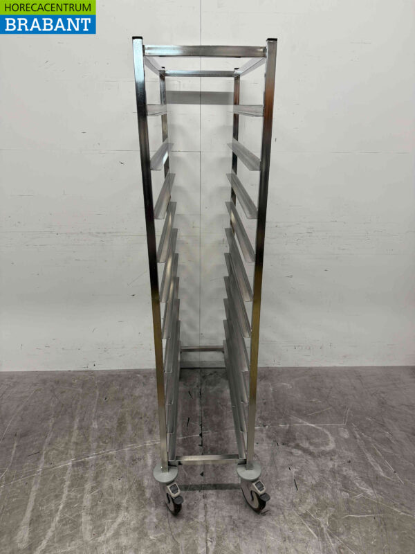 Stainless steel Regal Trolley 10 x 30/87 cm Catering