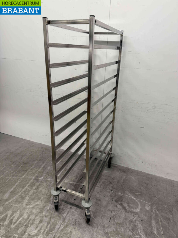 Stainless steel Regal Trolley 10 x 30/87 cm Catering - Image 3