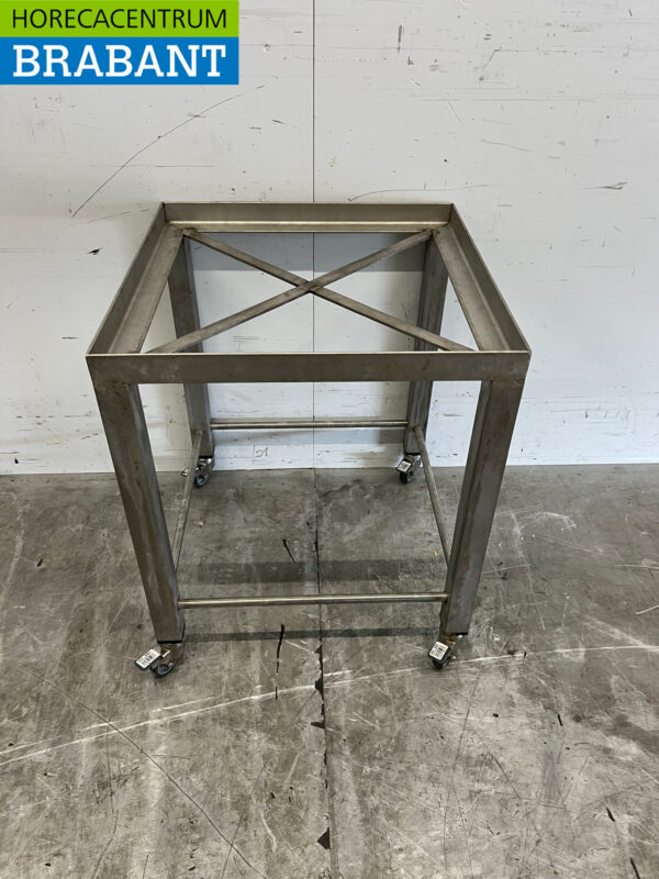 Stainless steel Mobile Undercarriage 50 x 50 x 60 cm Catering