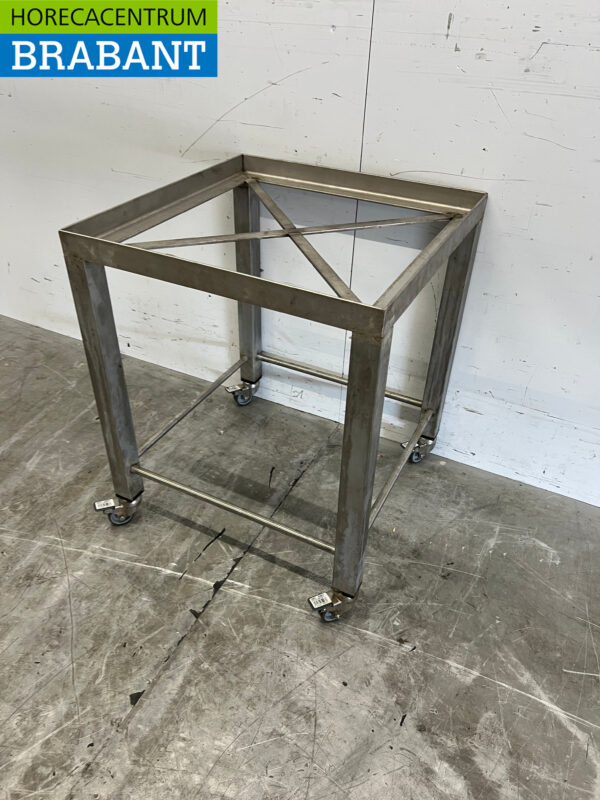 Stainless steel Mobile Undercarriage 50 x 50 x 60 cm Catering - Image 2