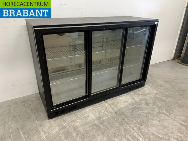 Bar cooling Backbar cooling 3 sliding doors 133,5 cm 230V Horeca - Image 3