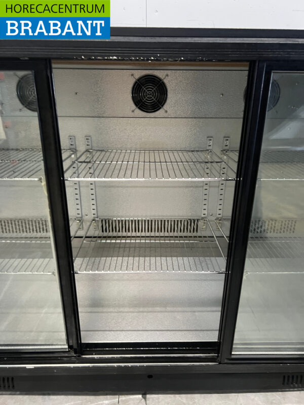 Bar cooling Backbar cooling 3 sliding doors 133,5 cm 230V Horeca - Image 4