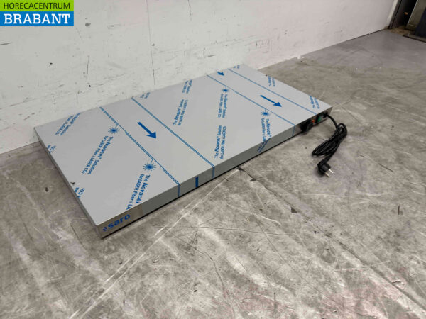 Stainless steel Saro Florence Hot Plate 99 x 53 cm 230V Catering - Image 3