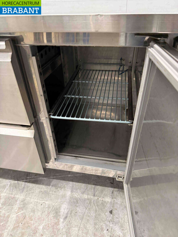 Stainless steel Ecofrost refrigerated workbench 4 drawers and 1 door 179.5 230V Horeca - Image 6