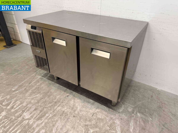Stainless steel Electrolux Refrigerated Workbench 2 doors 124 cm 230V Catering - Image 3