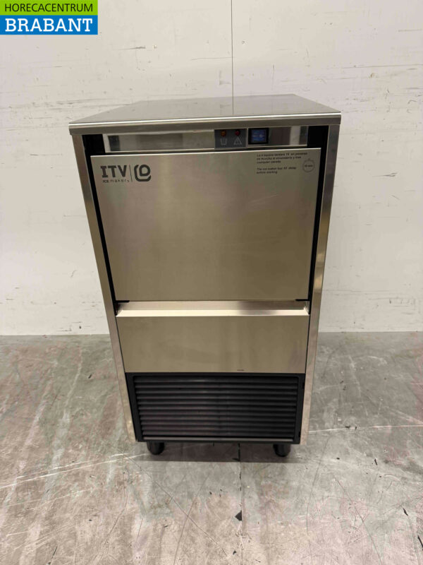 Stainless steel ITV Queen Peeling ice machine 88 kg per day 230V Catering