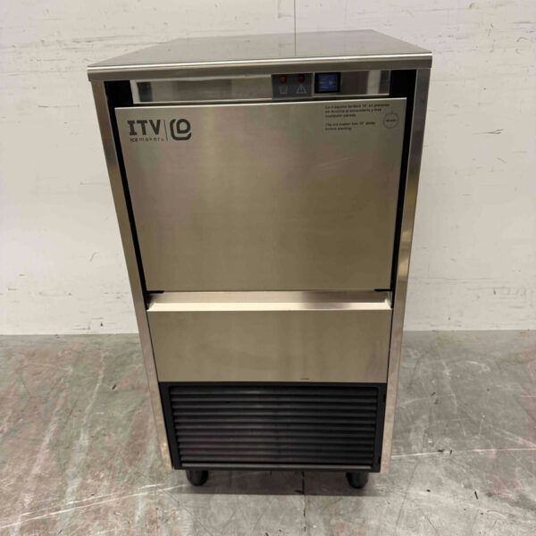 Stainless steel ITV Queen Peeling ice machine 88 kg per day 230V Catering