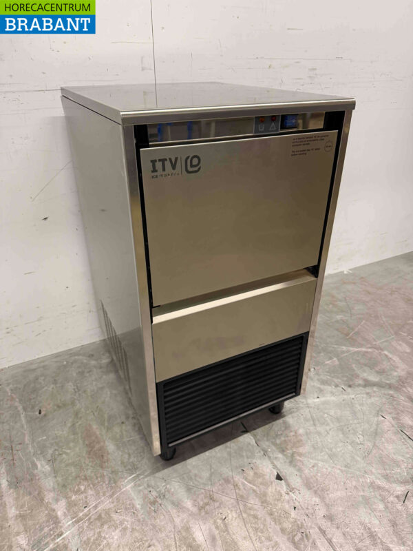 Stainless steel ITV Queen Peeling ice machine 88 kg per day 230V Catering - Image 3