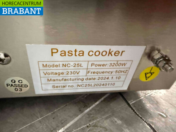Stainless steel Pasta Cooker 25 liters 230V Catering - Image 6