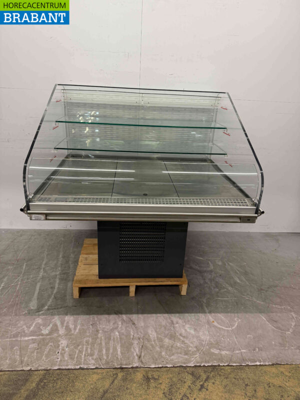 Stainless steel Ideal Ake Open refrigerated display case 90 cm 230V Catering (kopie)