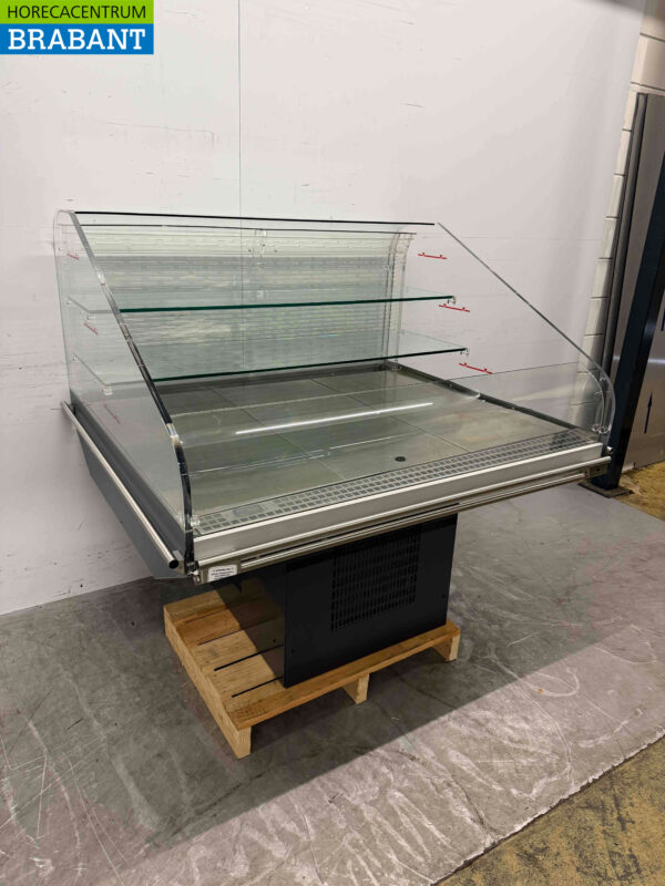 Stainless steel Ideal Ake Open refrigerated display case 90 cm 230V Catering (kopie) - Image 2