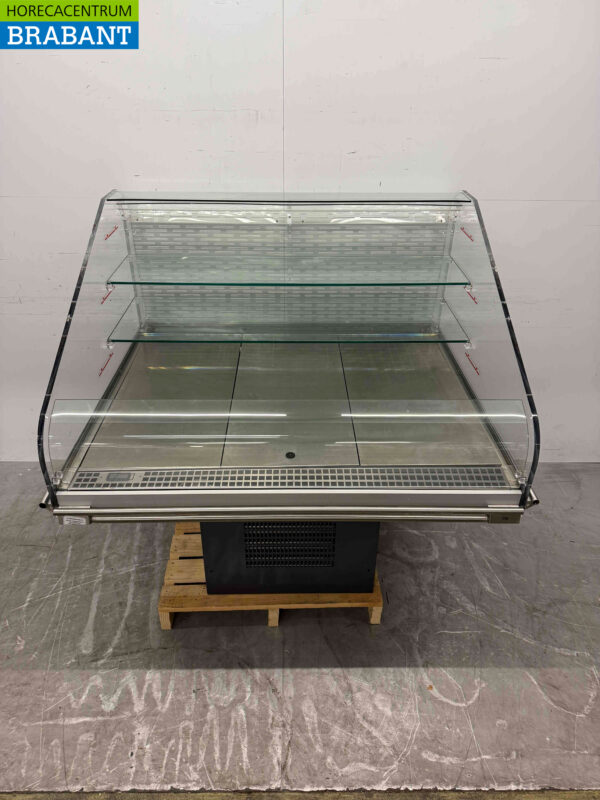 Stainless steel Ideal Ake Open refrigerated display case 90 cm 230V Catering (kopie) - Image 4