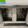 Stainless steel Afinox Refrigerated Workbench 2 doors 141 cm 230V Horeca - Image 4