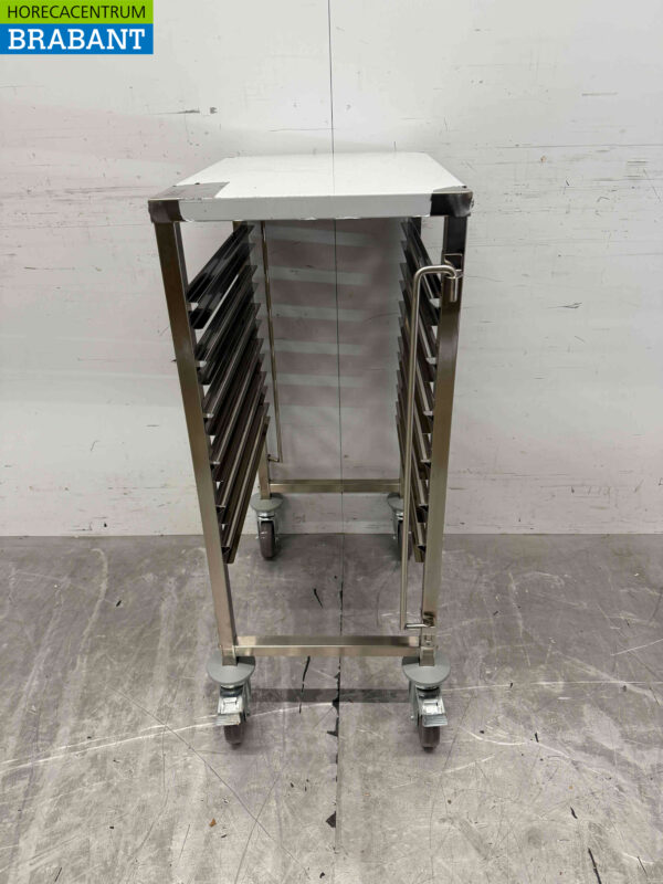 Stainless steel Regal trolley 6 x 1/1 GN gastronorm 95 cm Catering