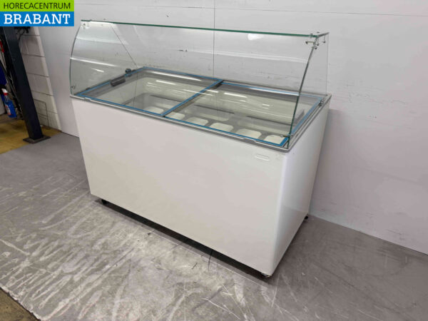 Mobile Combisteel Tenerife Scoop ice cream display case 10 trays 230V Horeca (kopie) - Image 2